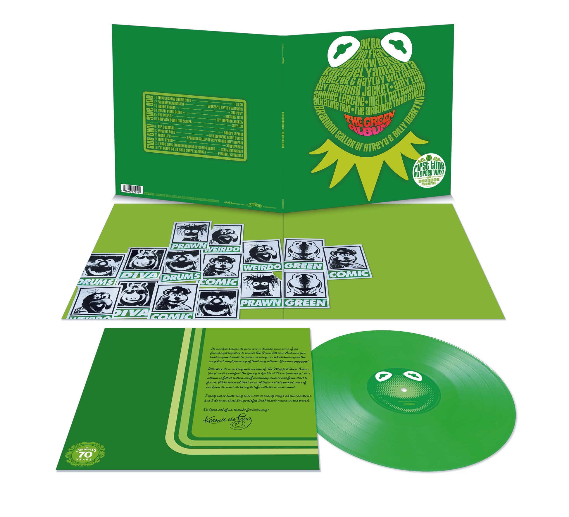 Muppets: The Green Album (70th Anniversary) (Green Vinyl)