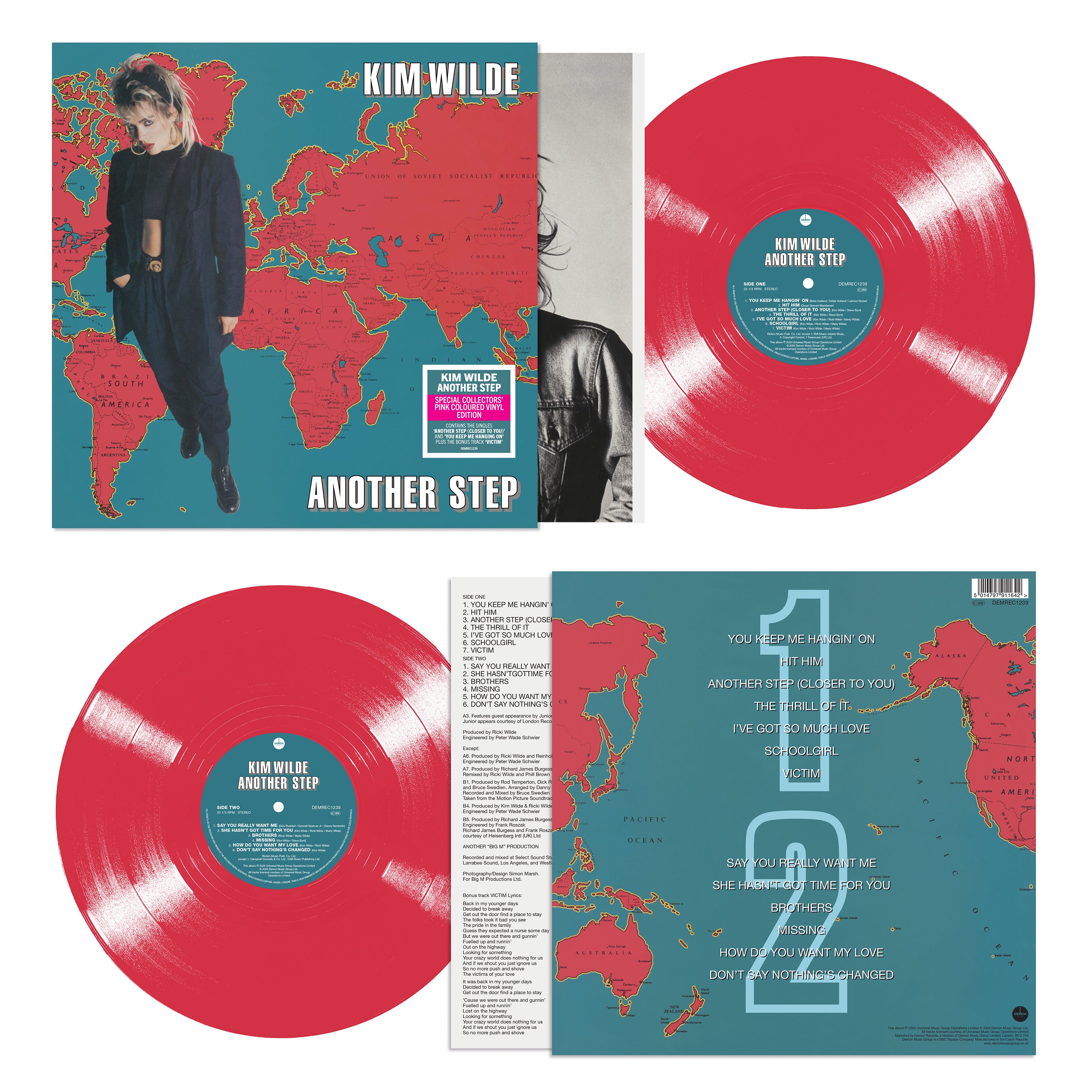 Kim Wilde Another Step Pink Vinyl **PREORDER** – Spinning Around