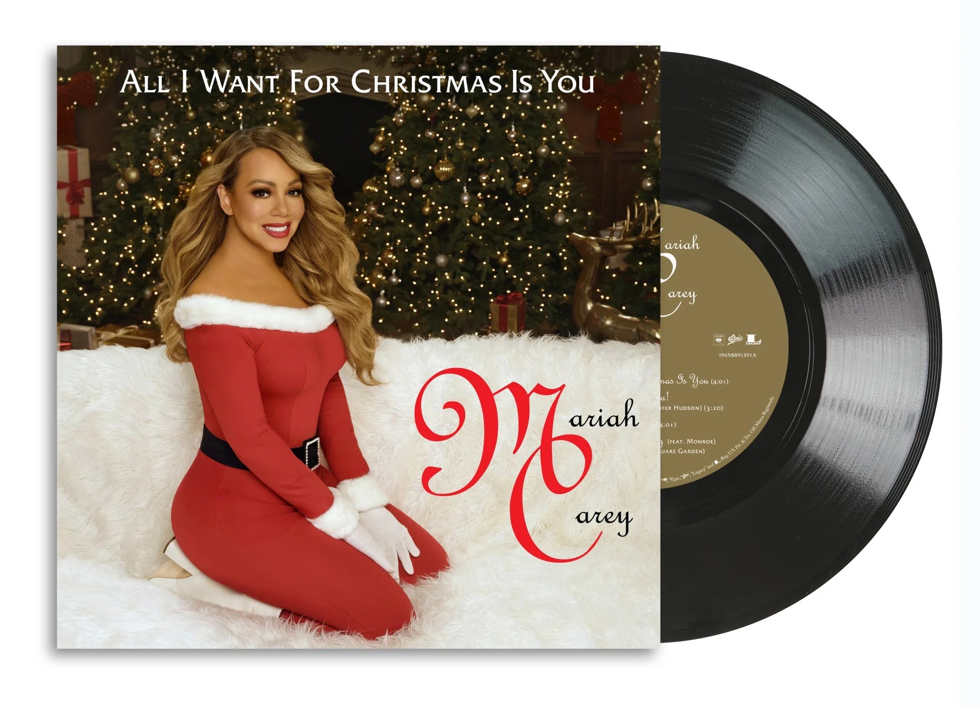 Mariah Carey All I Want for Christmas Is You 7" Single