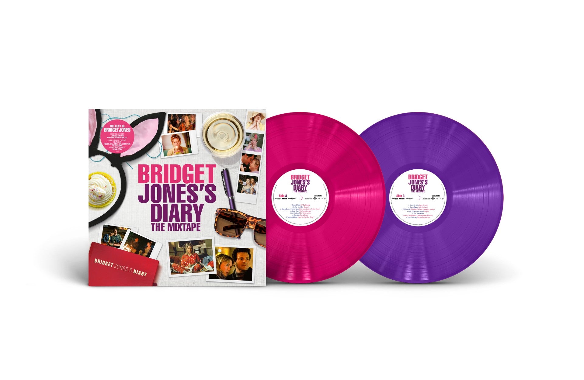 Bridget Jones' Diary - The Mixtape Pink and Purple 2LP