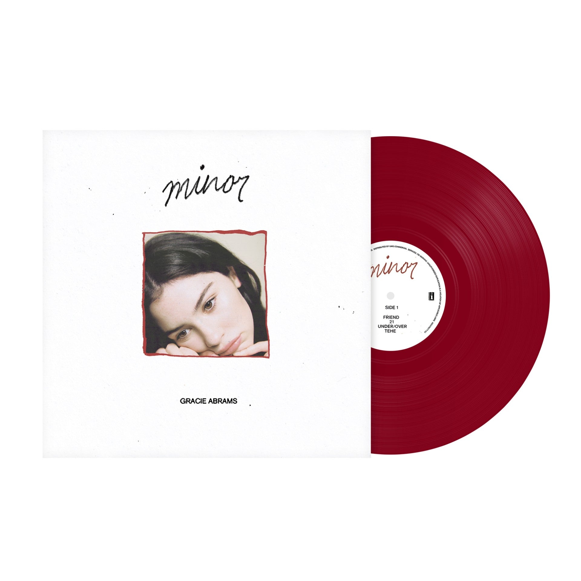 Gracie Abrams Minor 5-Year Anniversary Red 1LP