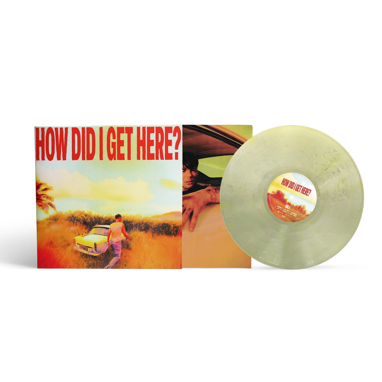 Louis Tomlinson How Did I Get Here? White & Yellow Marble Vinyl