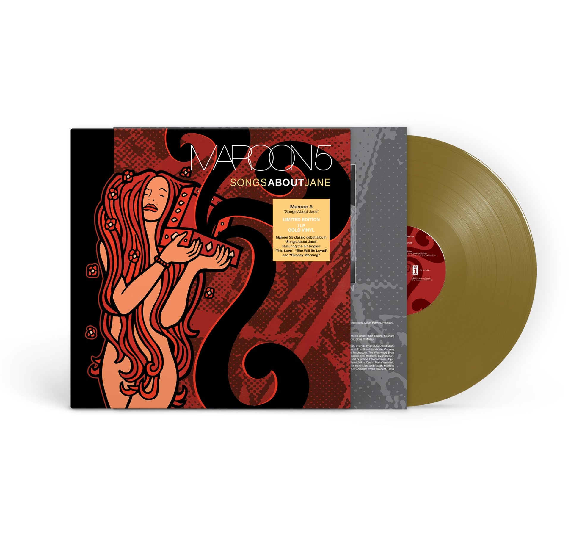 Maroon 5 Songs About Jane Gold Vinyl