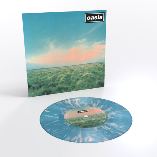 Oasis Whatever 7” Pink and Blue Splatter **PREORDER**