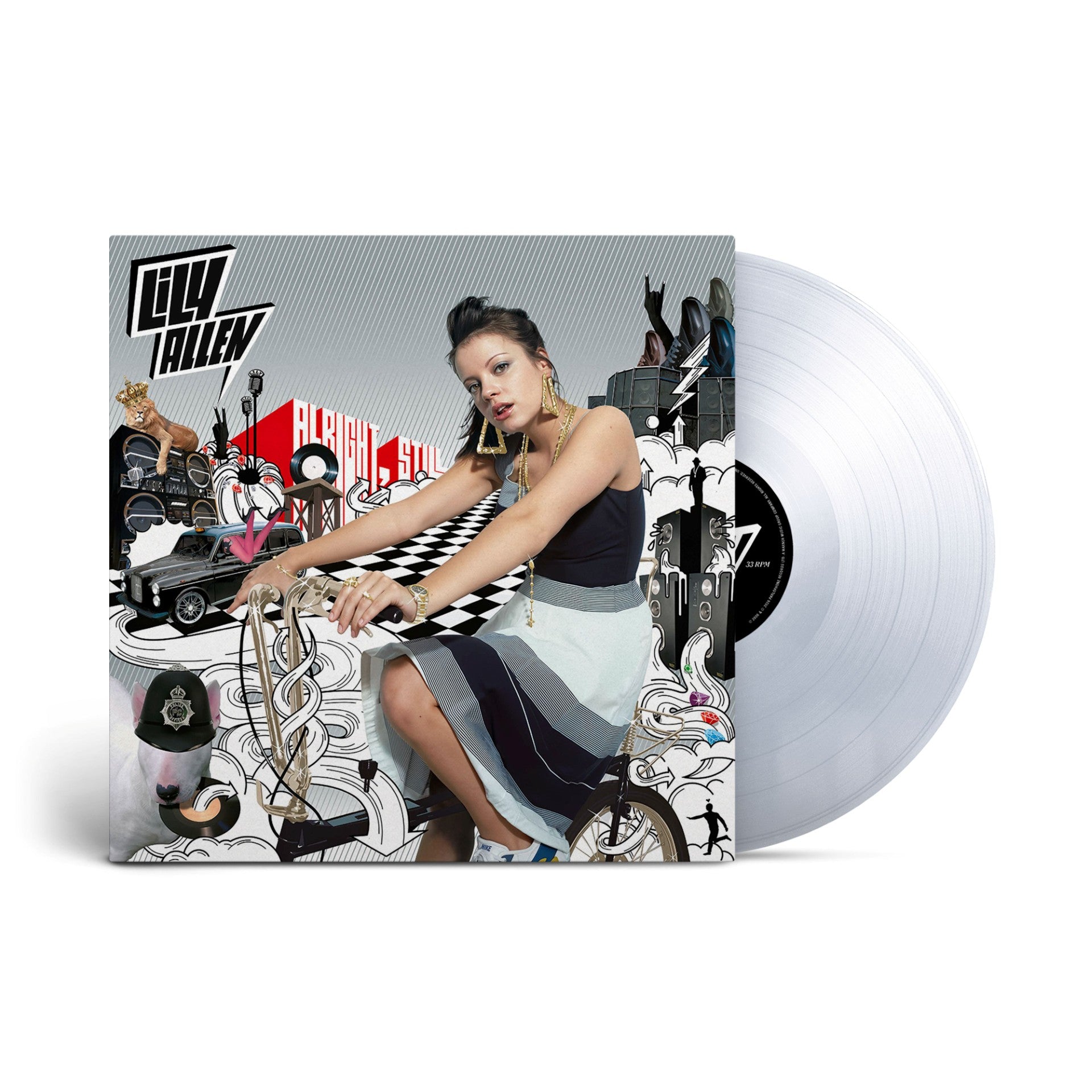 Lily Allen Alright, Still Crystal Clear Vinyl **PREORDER**