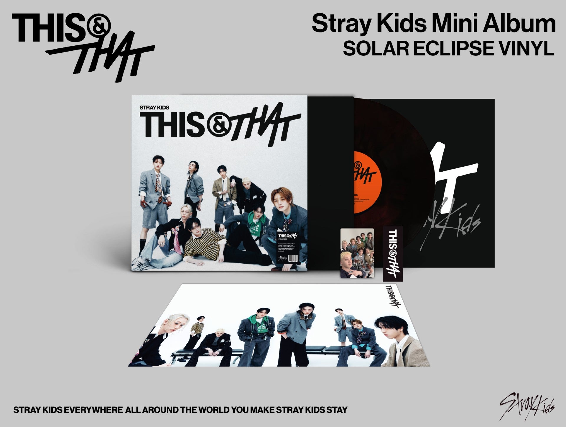 Stray Kids  THIS & THAT LP – SOLAR ECLIPSE VINYL VER. **PREORDER**