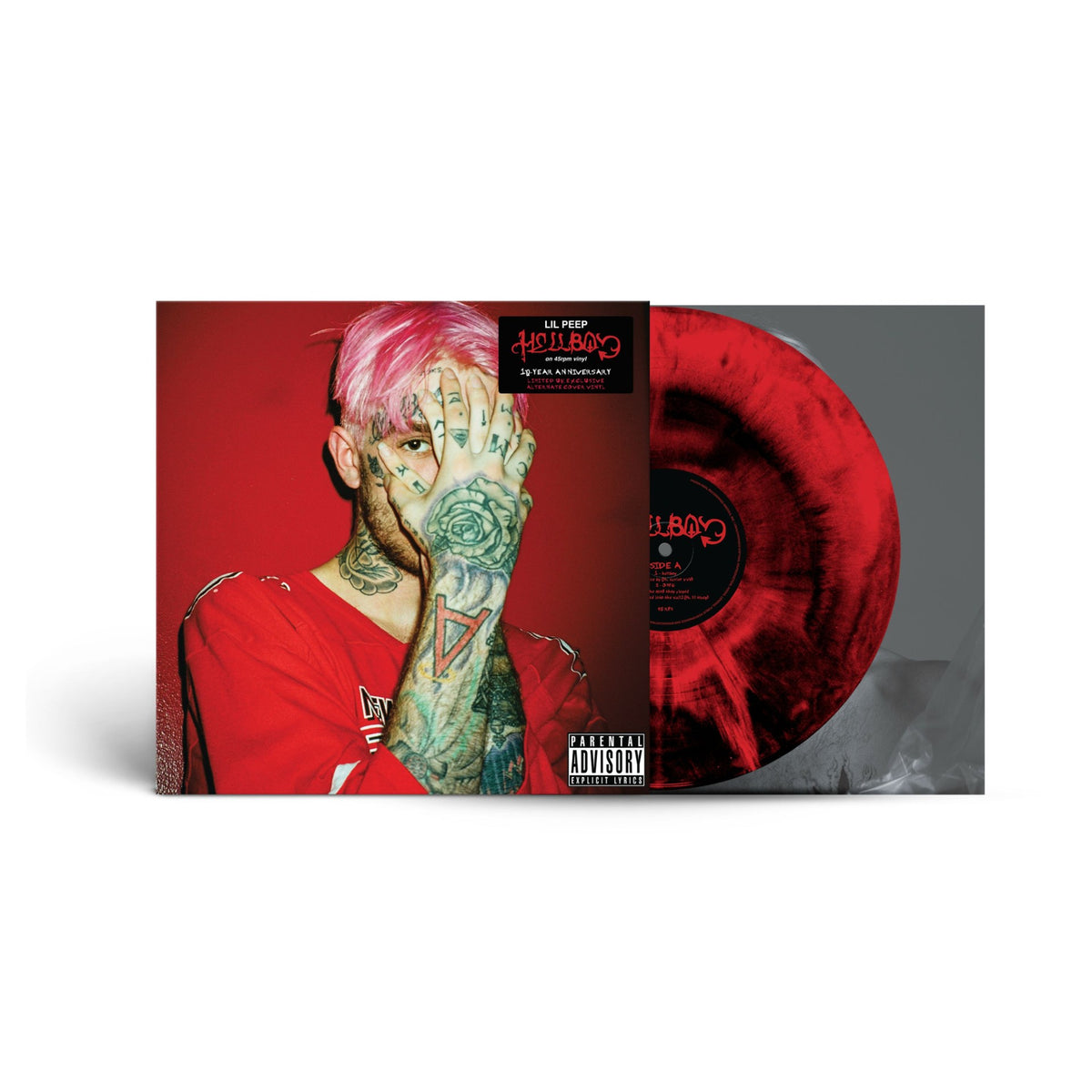 Lil Peep - HELLBOY Indies only Red black swirl Vinyl **PREORDER**