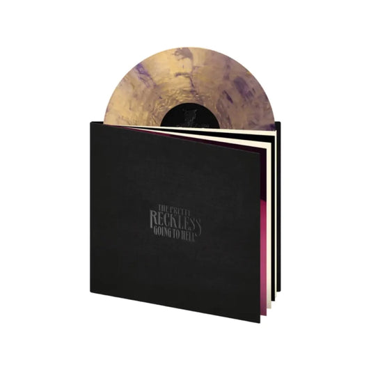 The Pretty Reckless - Going To Hell 10-Year Anniversary Deluxe Bookpack with Gold & Purple Marble Vinyl **PREORDER**