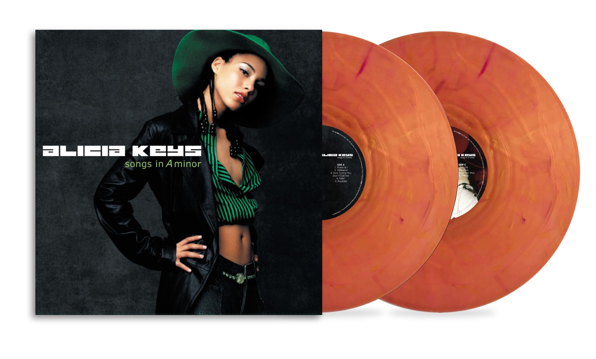 Alicia Keys - Songs In A Minor (25th Anniversary Edition) Orange Marble LP Vinyl **PREORDER**