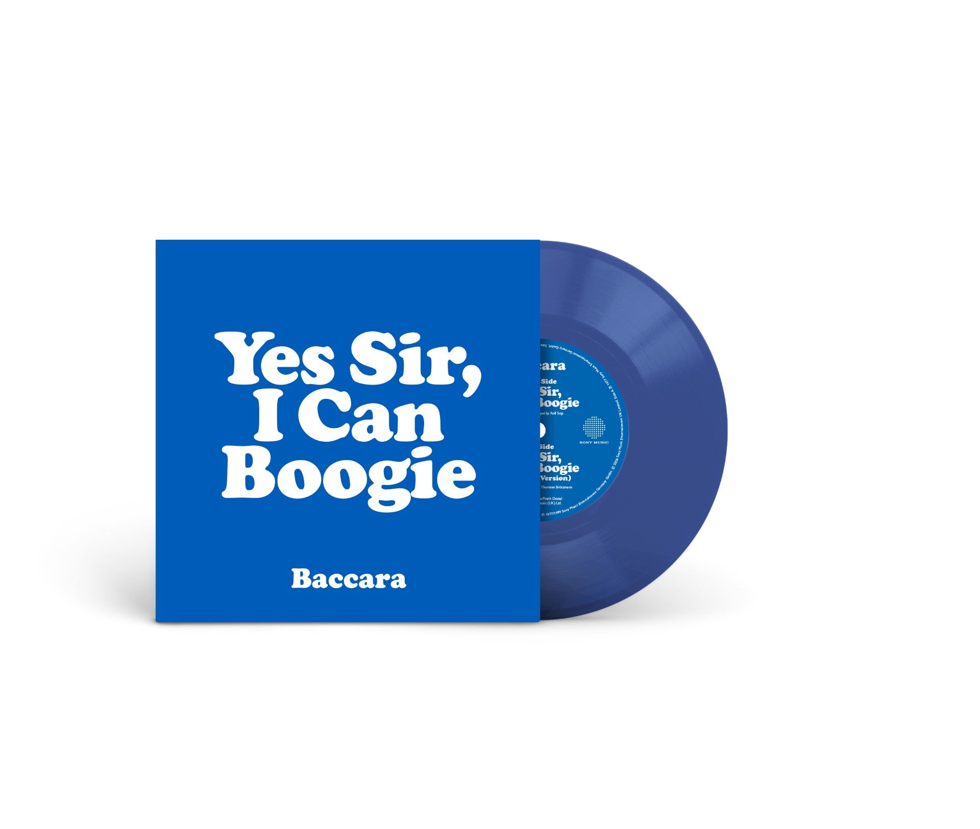 Baccara  Yes Sir, I Can Boogie Blue 7" Vinyl **PREORDER**