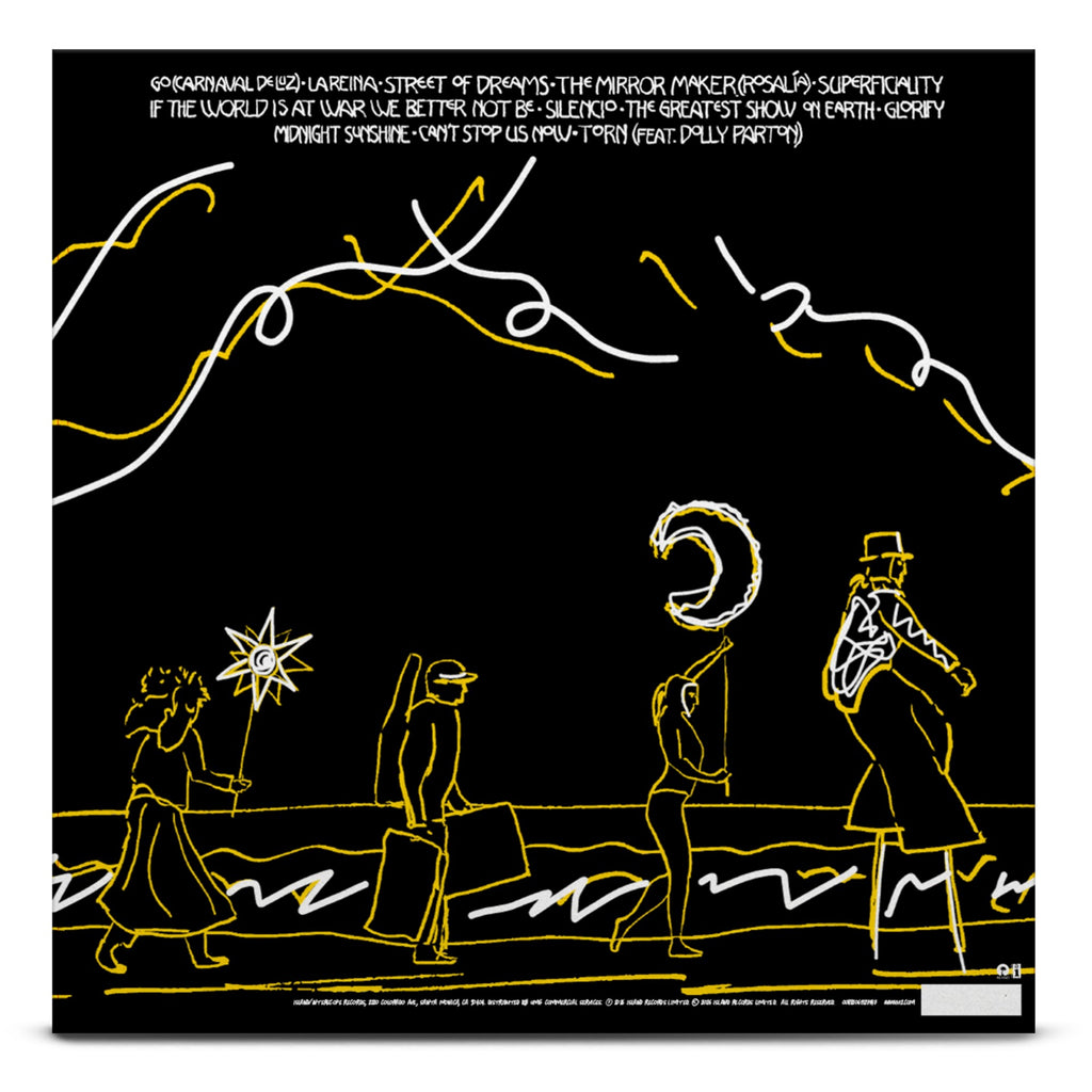 U2 Carnaval De Luz, Limited Edition Third Man Records Exclusive, Yellow Vinyl **PREORDER**