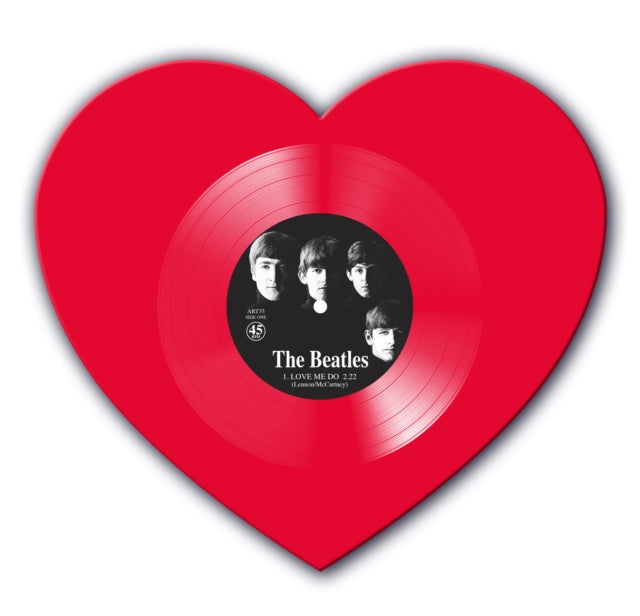 The Beatles Love Me Do / PS I Love You (Heart Shaped Vinyl)