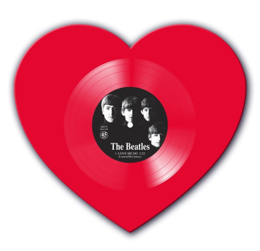 The Beatles Love Me Do / PS I Love You (Heart Shaped Vinyl)