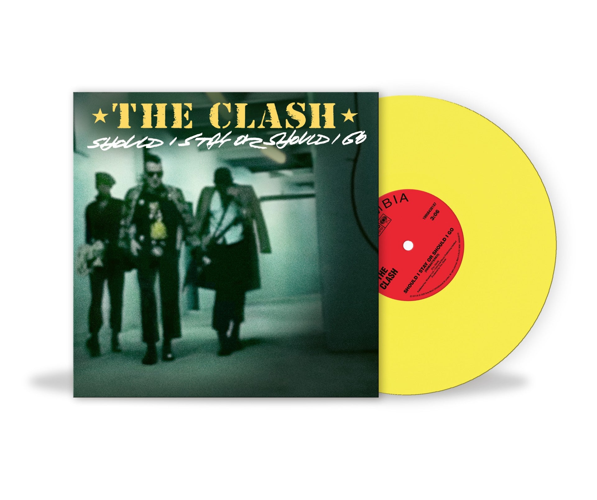 The Clash Should I Stay Or Should I Go Sunshine Yellow 7" Vinyl **PREORDER**