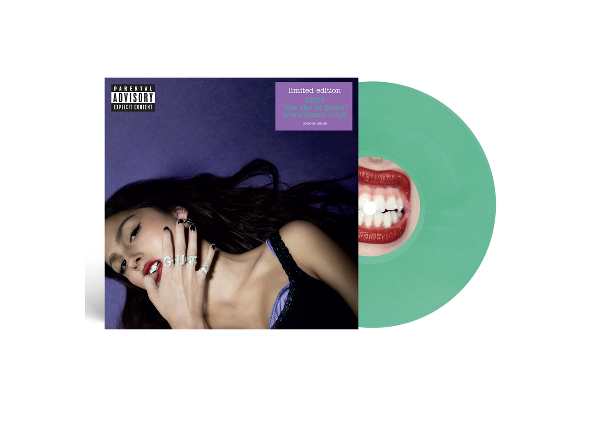 Olivia Rodrigo GUTS - the sky is green translucent vinyl **PREORDER**