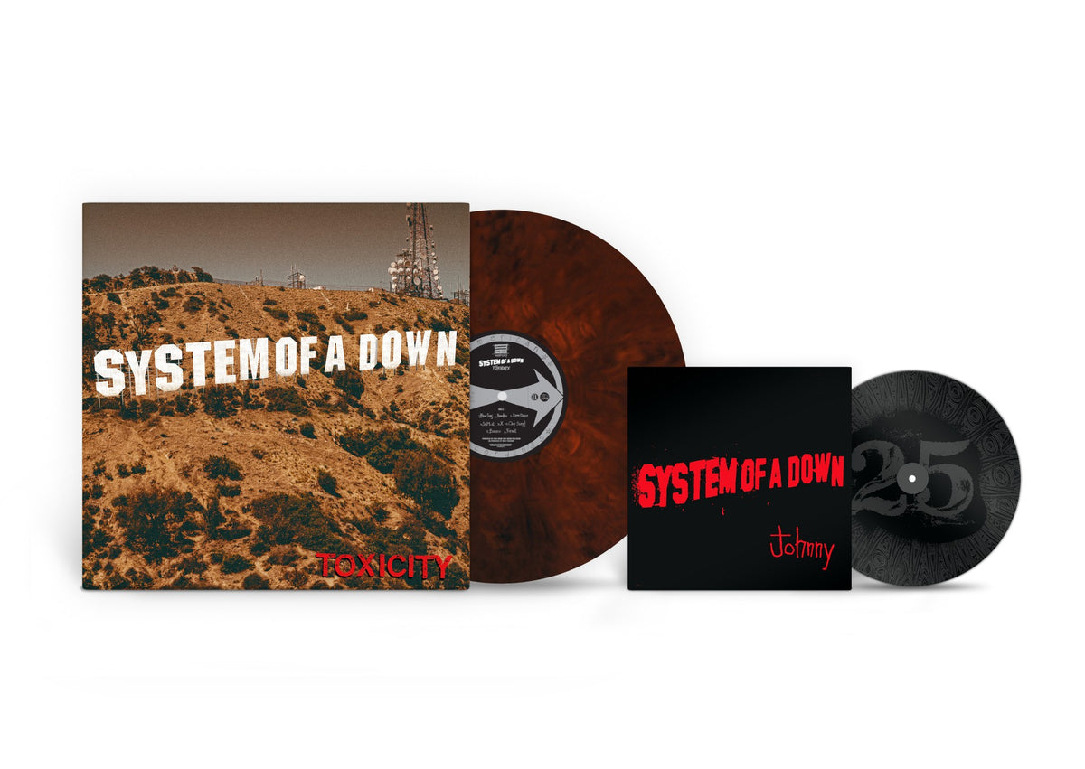 System of a Down Toxicity (25th Anniversary) Indies Exclusive Burgandy Shadow LP + 7Inch **PREORDER**