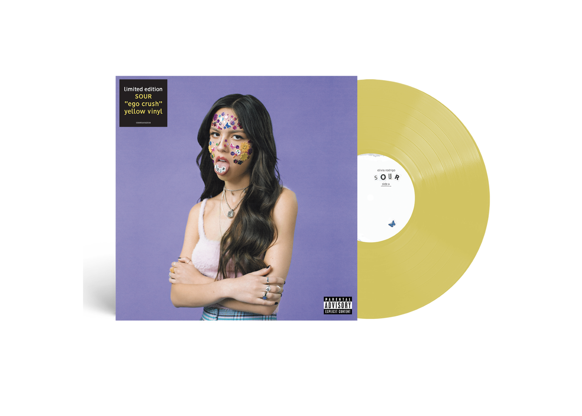Olivia Rodrigo SOUR - ego crush yellow vinyl **PREORDER**