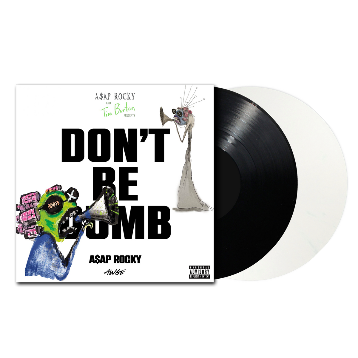A$AP Rocky  Don't Be Dumb  Black & White 2LP **PREORDER**