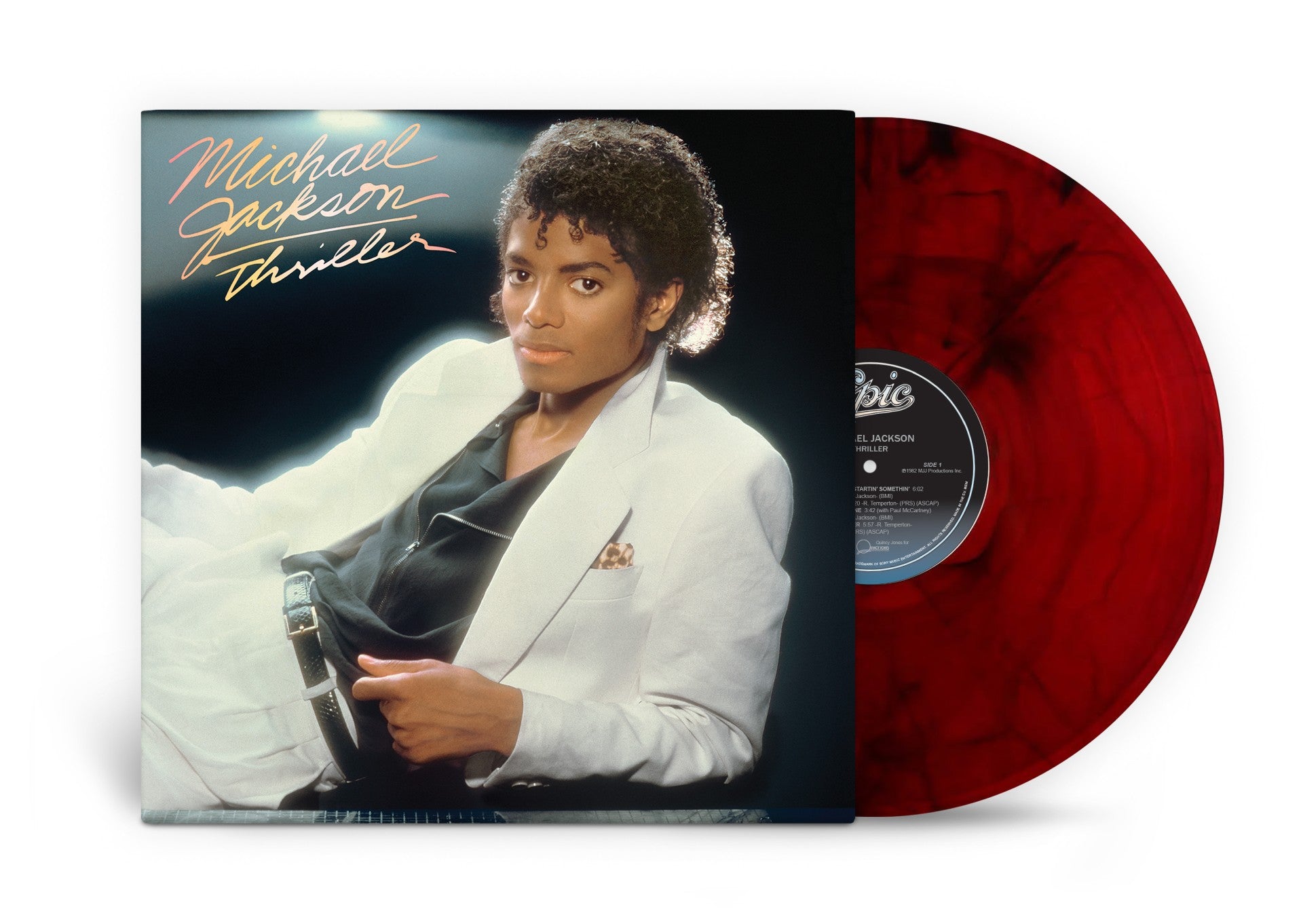 Michael Jackson Thriller Red & Black Marble **PREORDER**