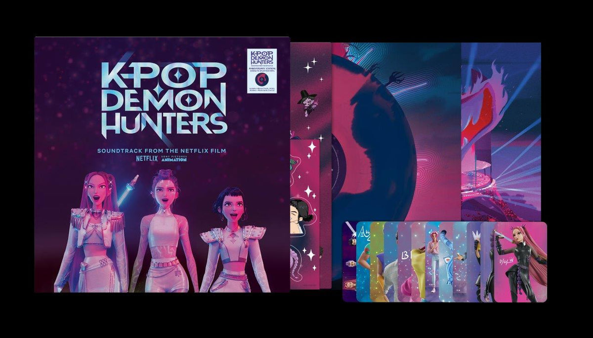 KPop Demon Hunters Anniversary Edition Sodalite Splatter Ltd Indies Vinyl **PREORDER**