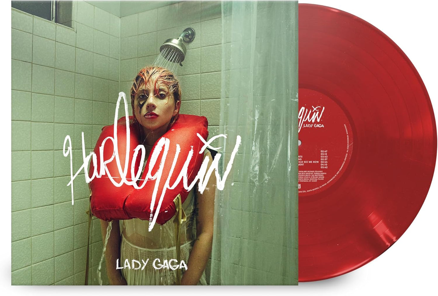 Lady Gaga Harlequin Standard Red LP LIMITED EDITION