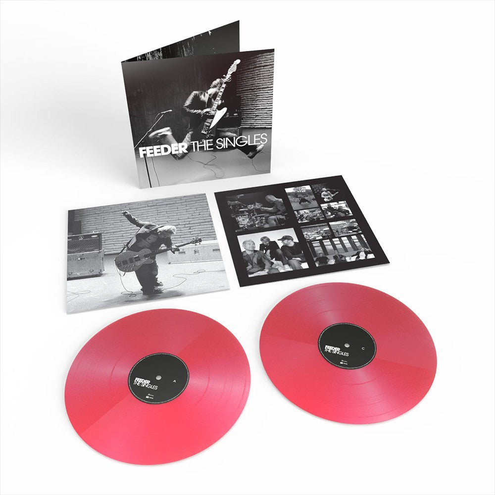 Feeder The Singles 2LP 140g Transparent Pink Vinyl **PREORDER**