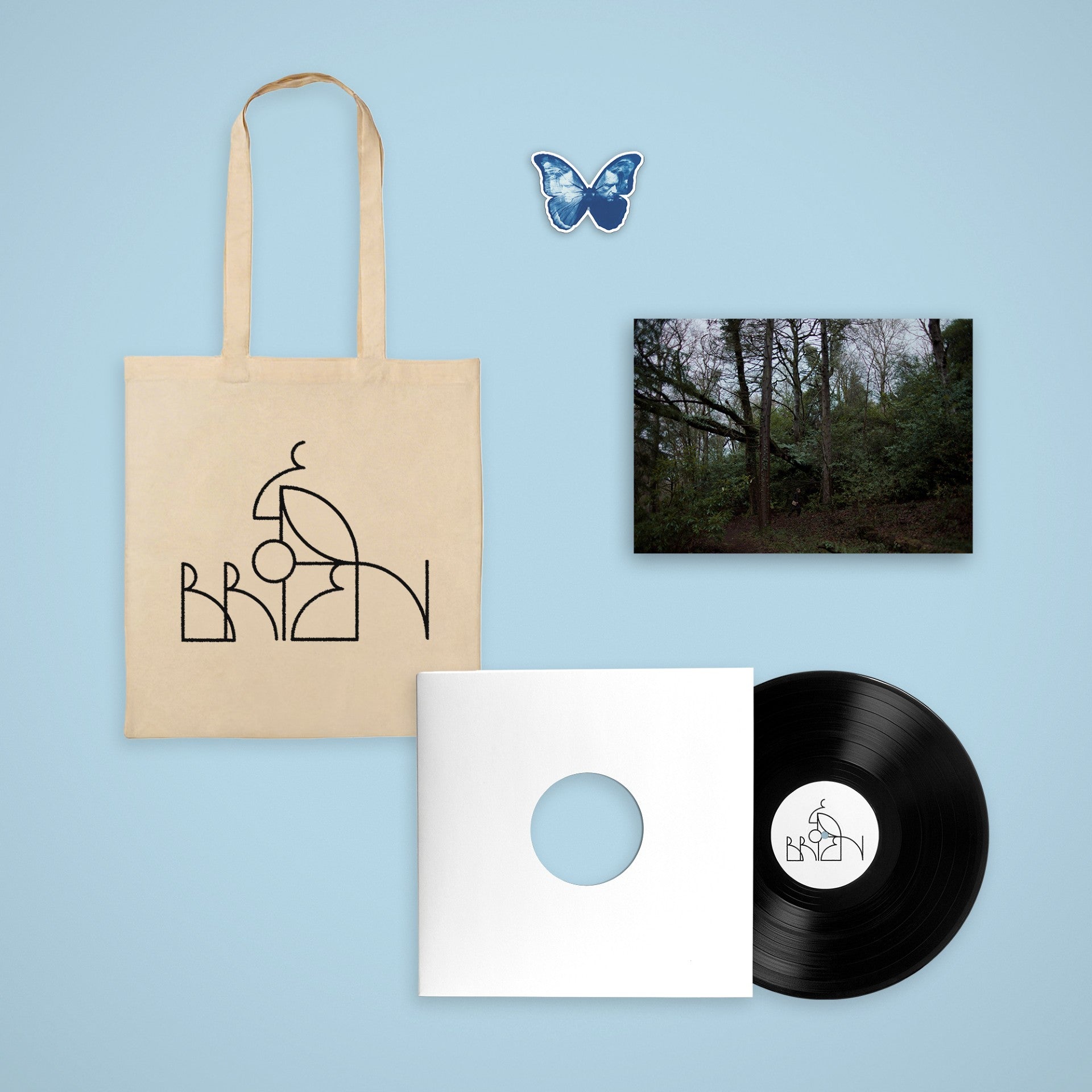 Ed O'Brien Blue Morpho Limited Numbered White Label Vinyl