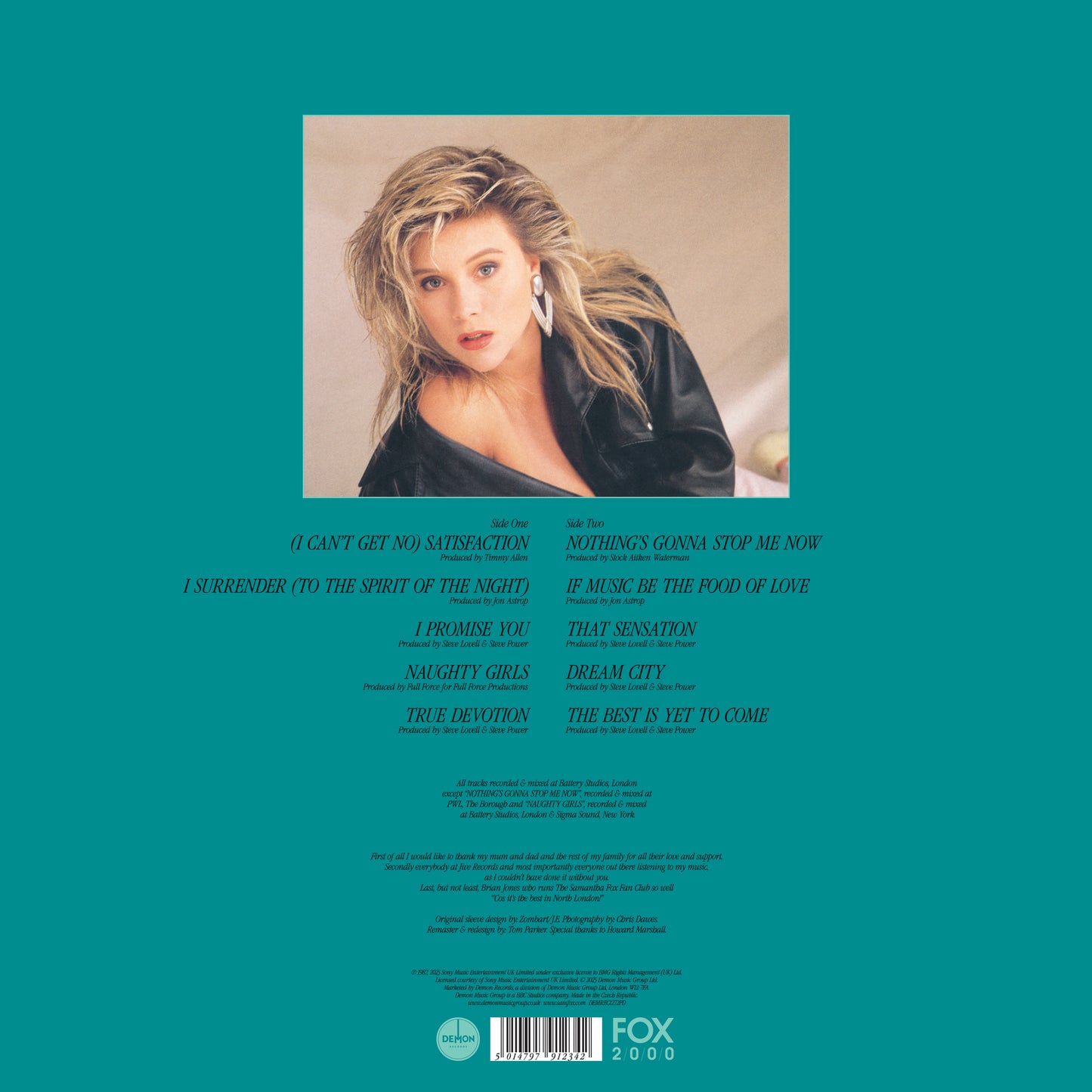 Samantha Fox Samantha Fox Picture Disc **PREORDER**