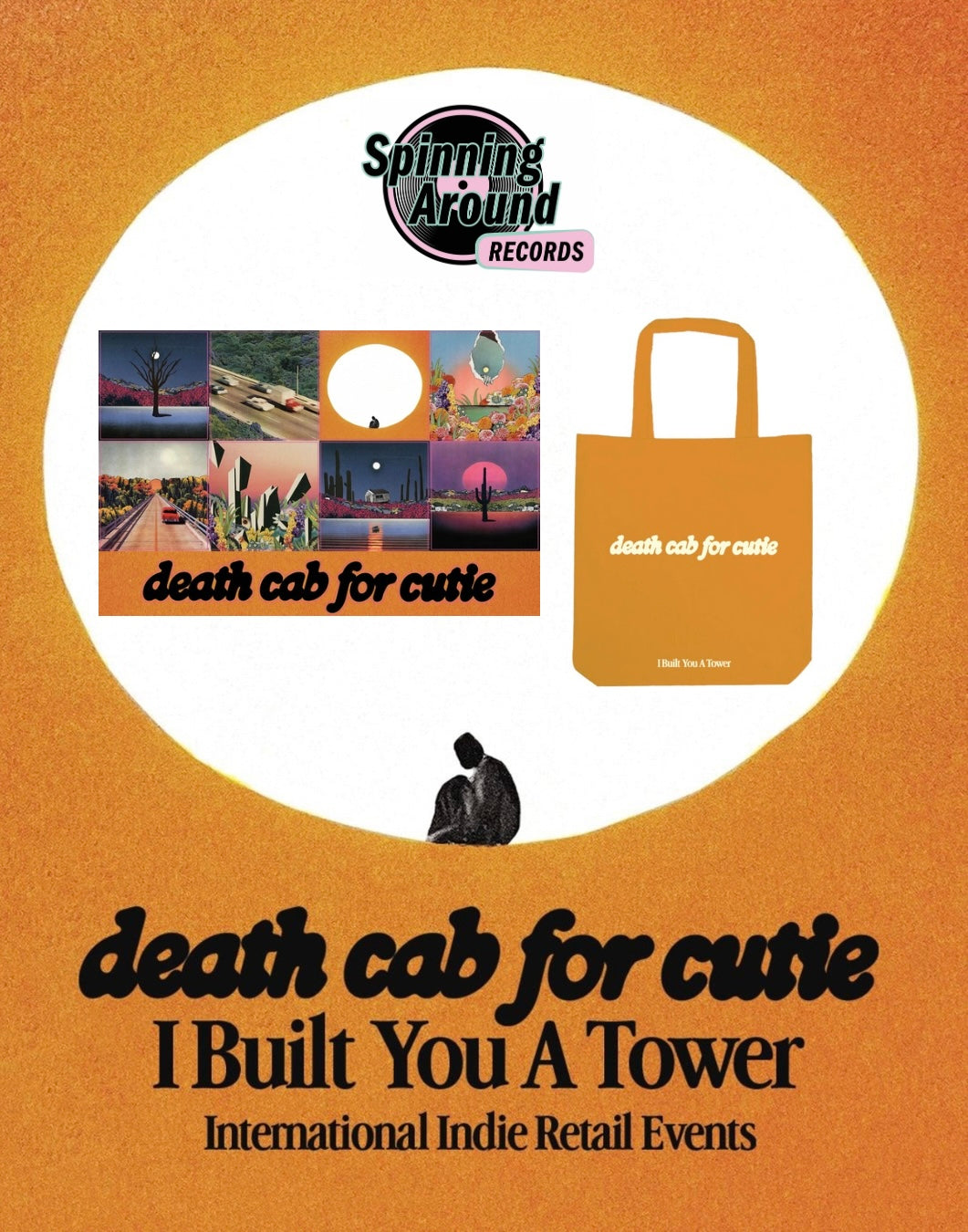 Death Cab for Cutie I Built You A Tower Indie Only Solid White **PREORDER**