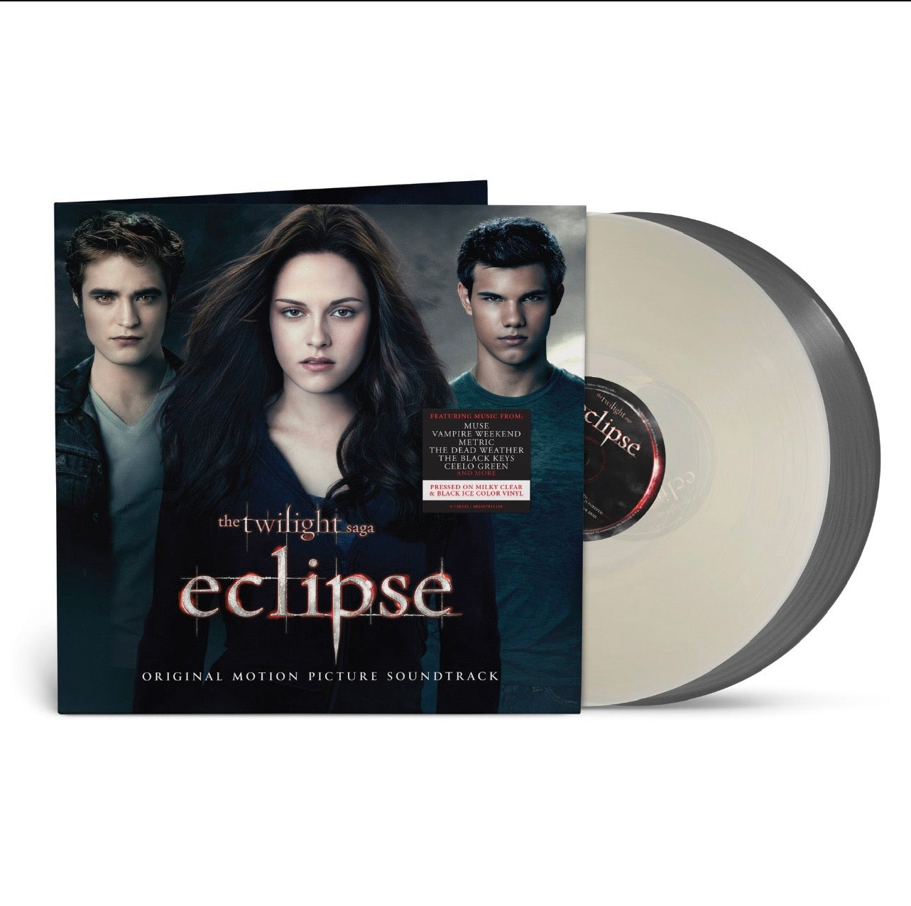 The Twilight Saga - Eclipse 2LP Milky Clear and Black Ice **PREORDER**