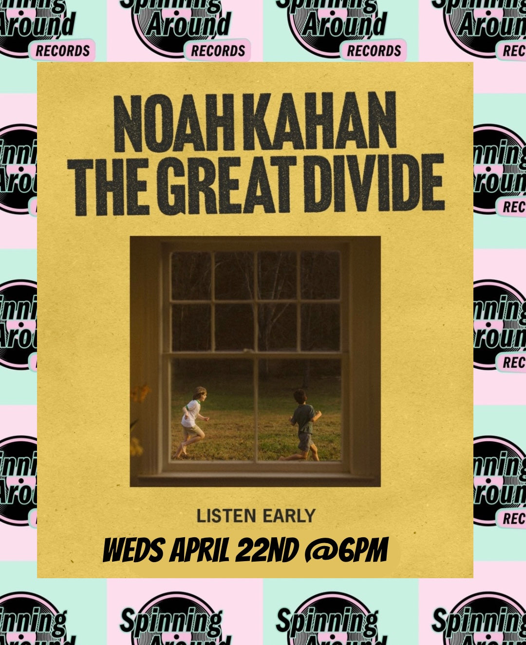 Noah Kahan The Great Divide Listening Party - Wednesday 22nd April @ 6pm