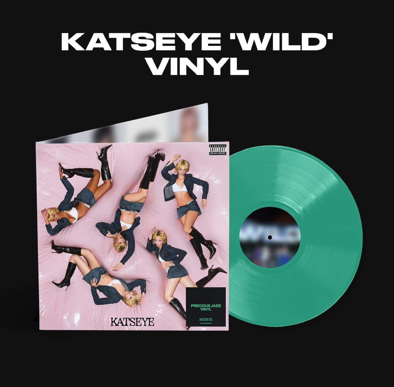 KATSEYE - WILD Precious Jade Vinyl **PREORDER**