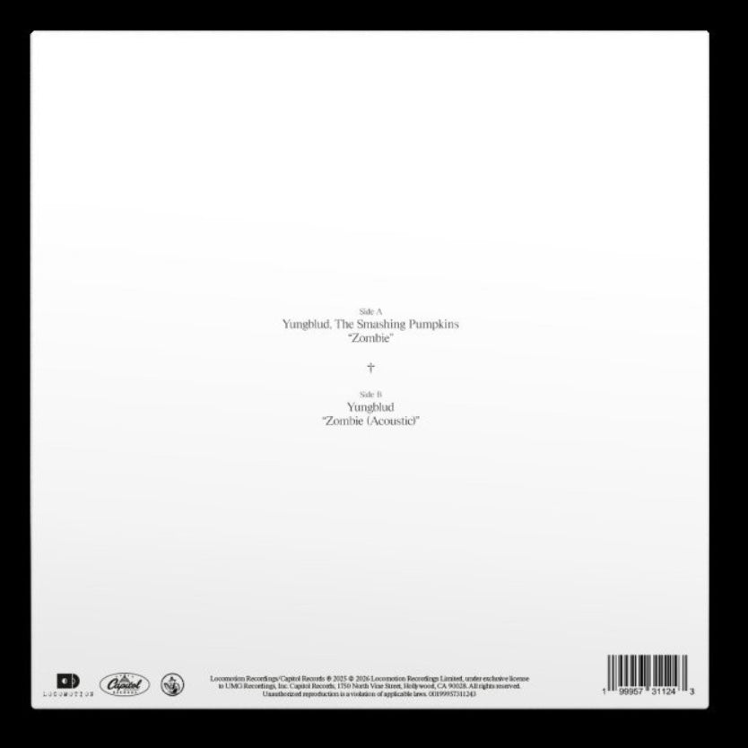 Yungblud, The Smashing Pumpkins - Zombie Ltd White 7” **PREORDER**