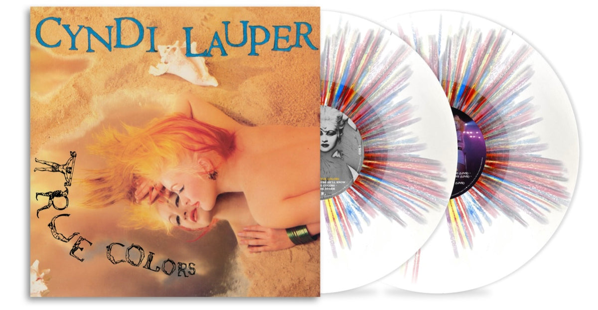 Cyndi Lauper True Colours (40th Anniversary) Rainbow Sprinkle 2LP **PREORDER**