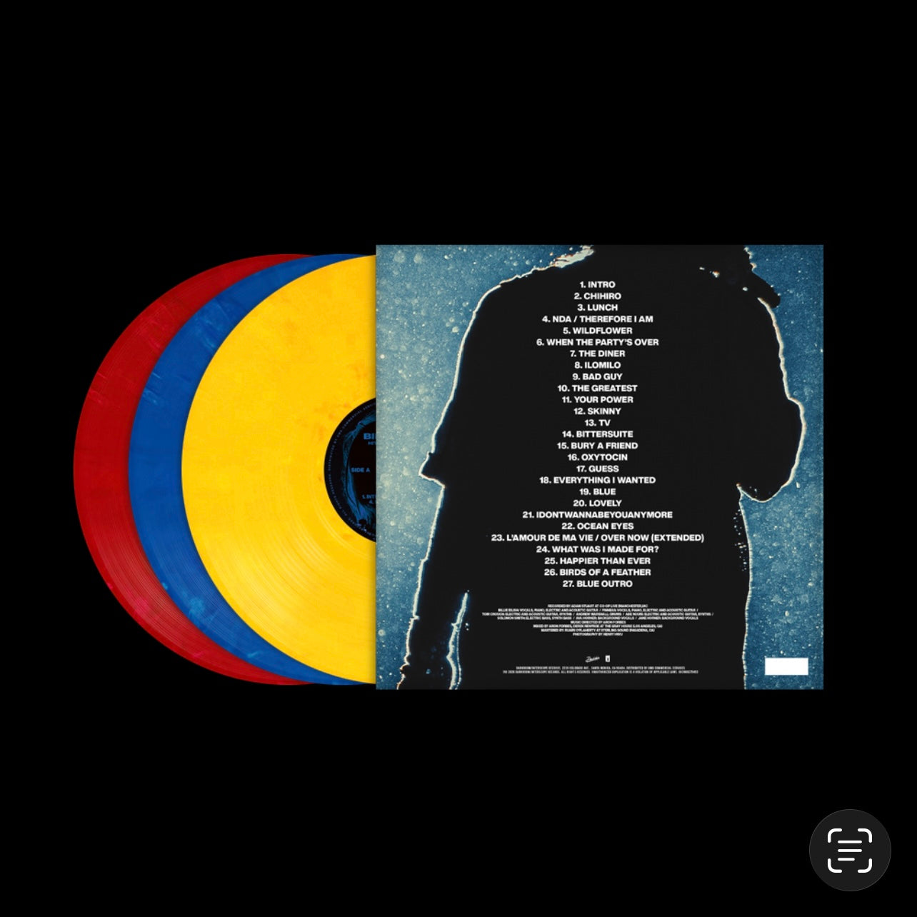 Billie Eilish - HIT ME HARD AND SOFT: The Tour (Live) 3LP