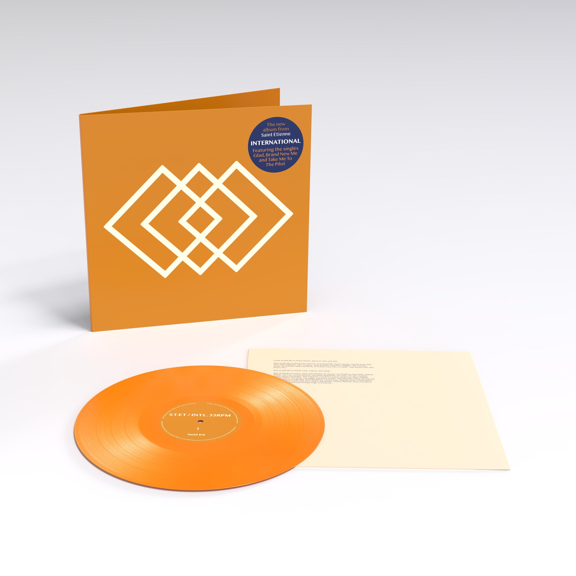 Saint Etienne International Orange (Indies) LP **PREORDER**