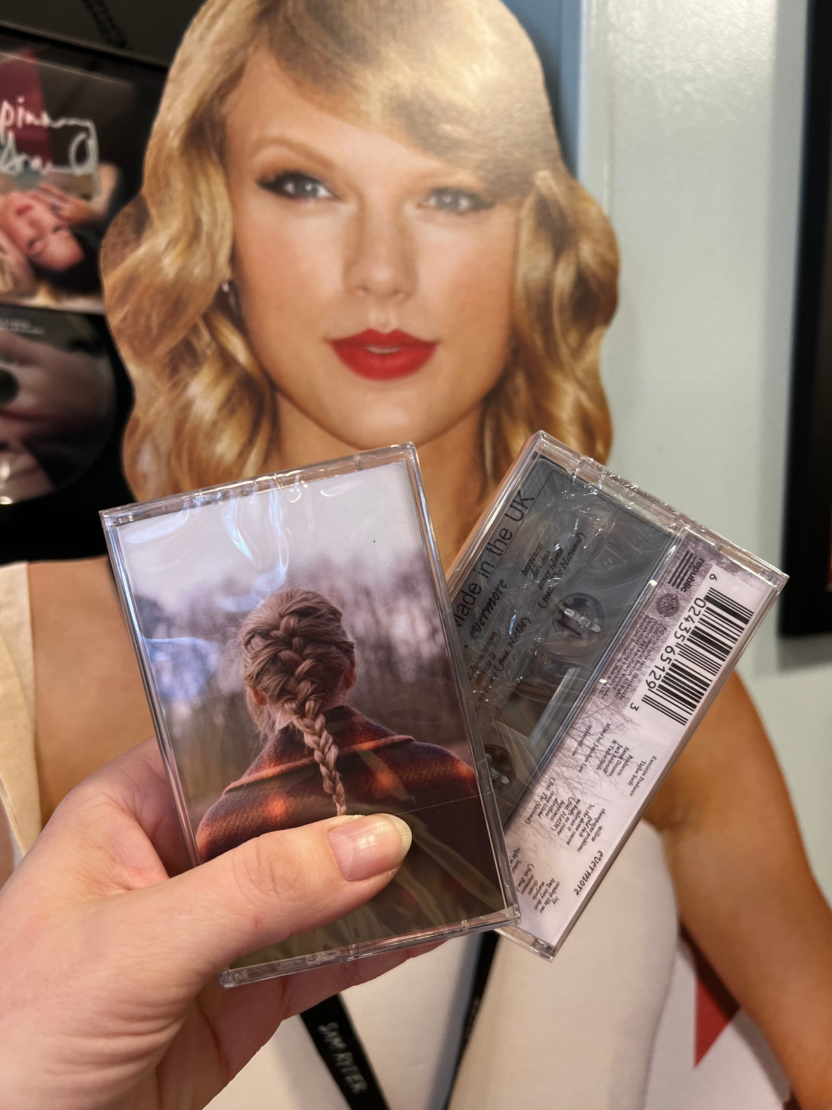 Taylor Swift Evermore Grey Shell Cassette