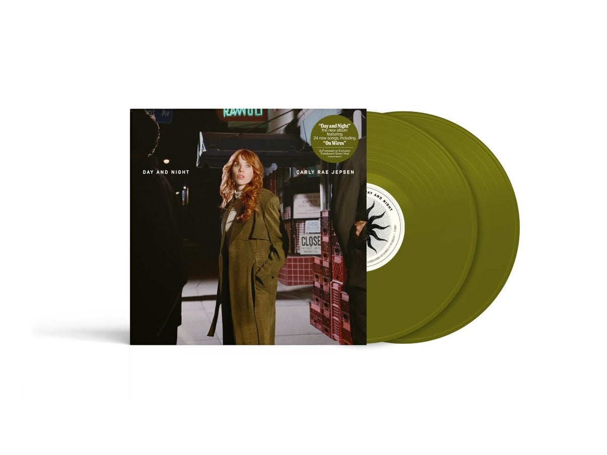 Carly Rae Jepsen Day and Night Alt Cover Translucent Forest Green 2LP **PREORDER**