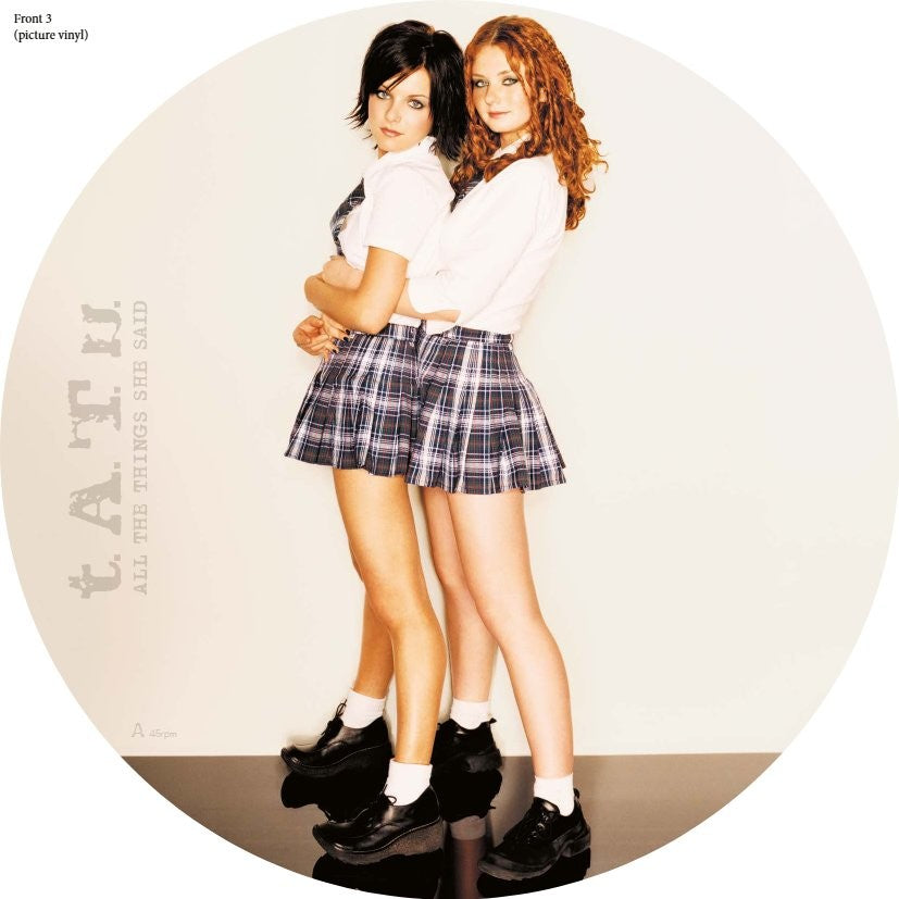 t.A.T.u. - All The Things She Said 12” Picture Disc