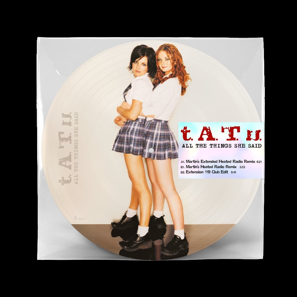 t.A.T.u. - All The Things She Said 12” Picture Disc **PREORDER**