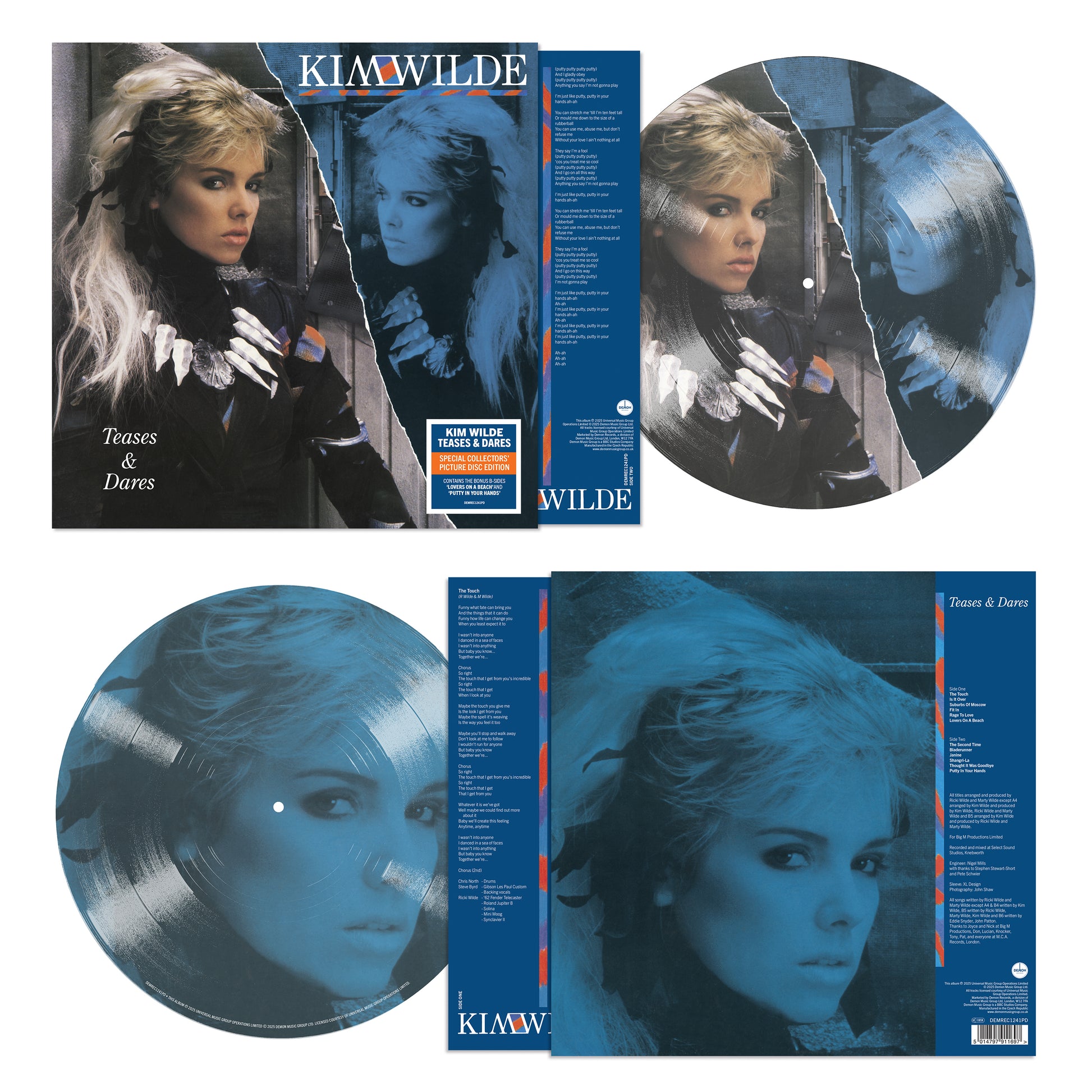 Kim Wilde Teases & Dares Picture Disc Vinyl **PREORDER**