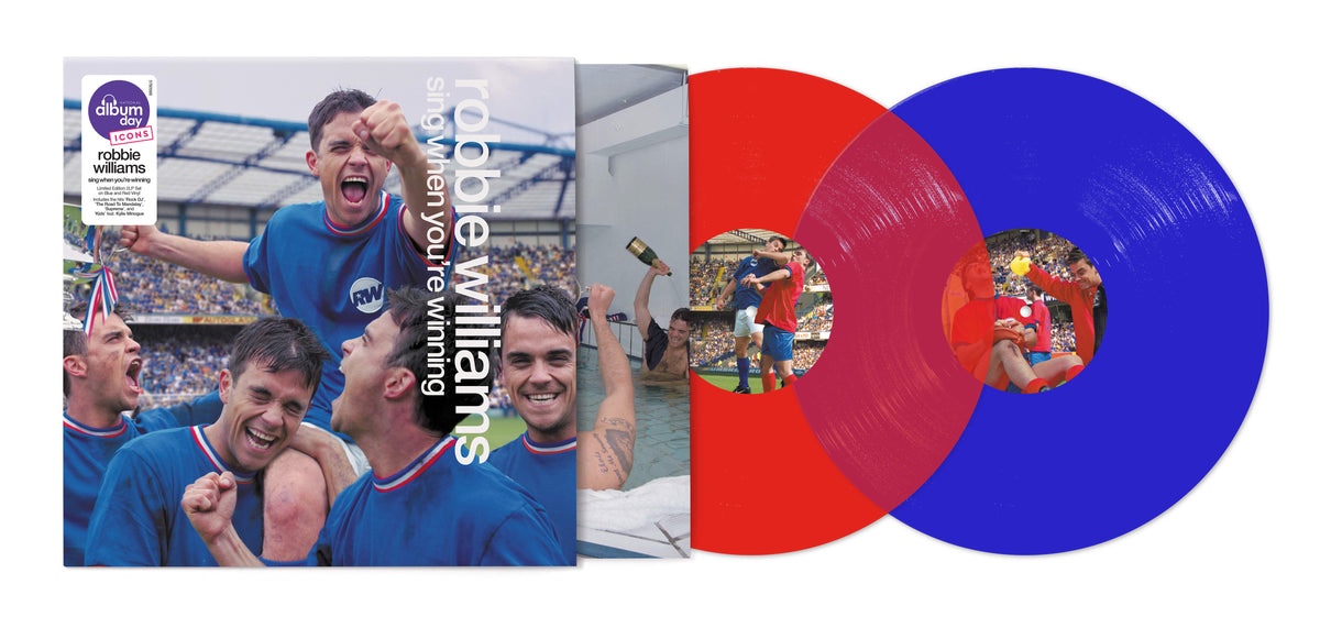 Robbie Williams Sing When You're Winning 2LP Red & Blue NATIONAL ALBUM DAY 2026 ICONS  **PREORDER**