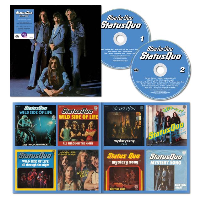 Status Quo Blue For You NATIONAL ALBUM DAY 2026 ICONS **PREORDER**