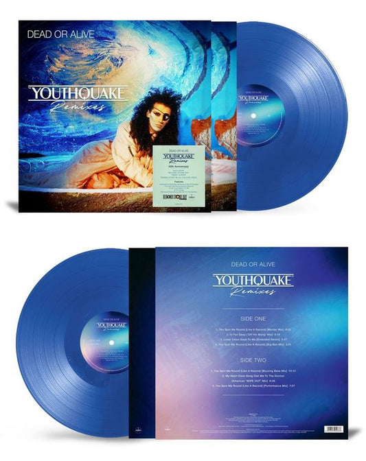 Dead Or Alive Youthquake Remixes (140g Translucent Blue vinyl) RECORD STORE DAY 2025 - COMING SOON