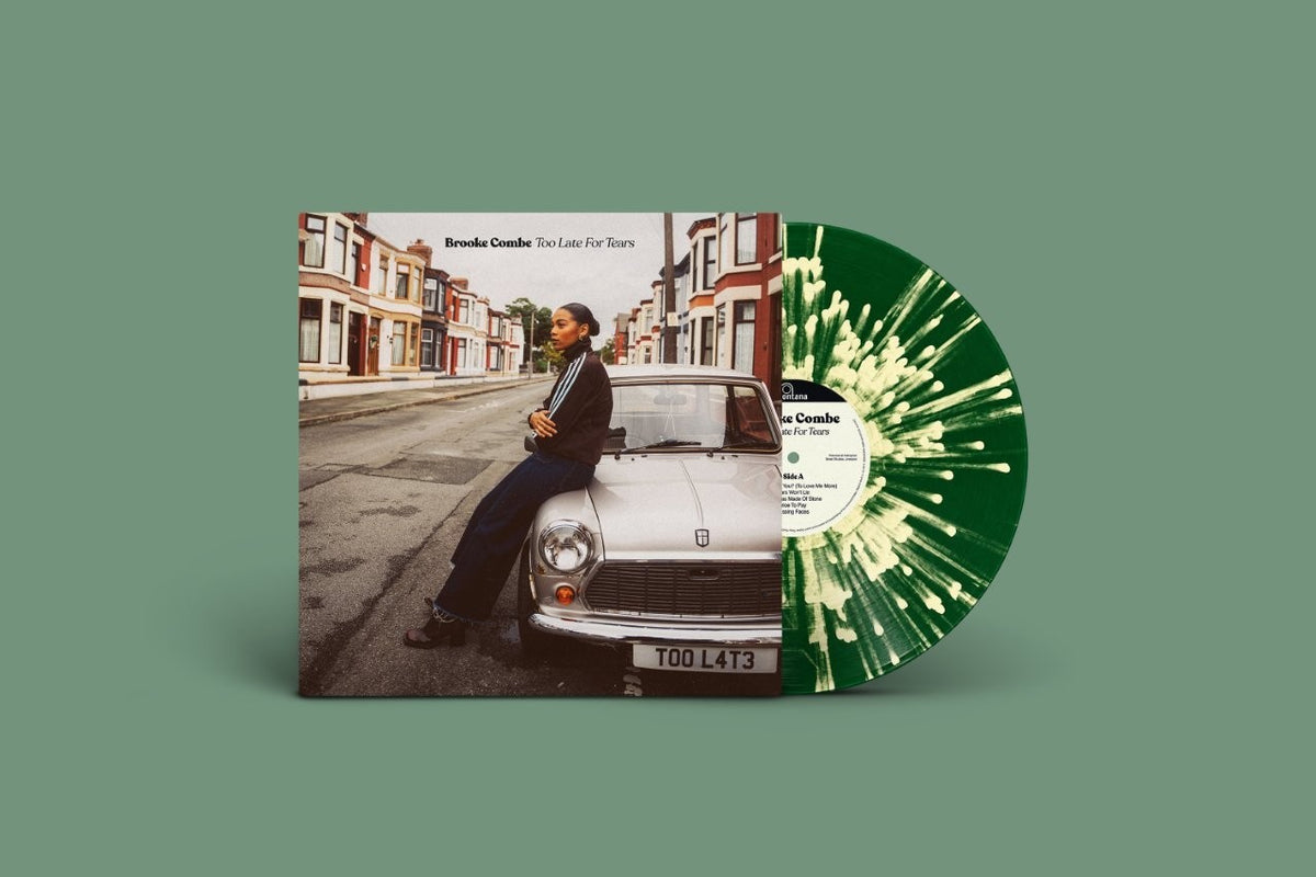 Brooke Combe Too Late For Tears Indies Green Splatter Vinyl **PREORDER**