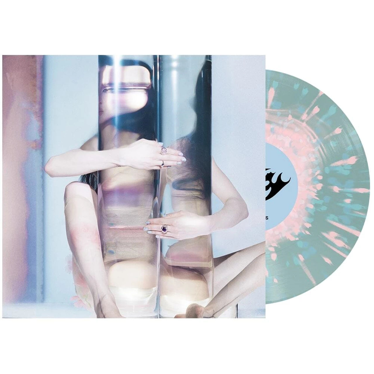 Poppy Empty Hands Pink in Ice Blue w/ Pink + Blue Splatter colour Vinyl **PREORDER**