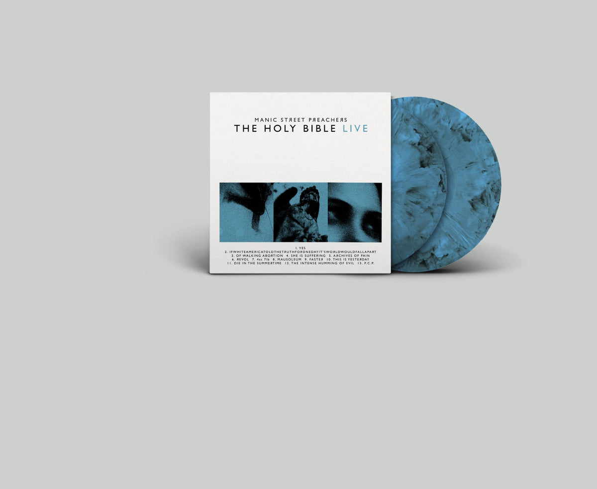 Manic Street Preachers The Holy Bible Live Blue Marble 2LP **PREORDER**