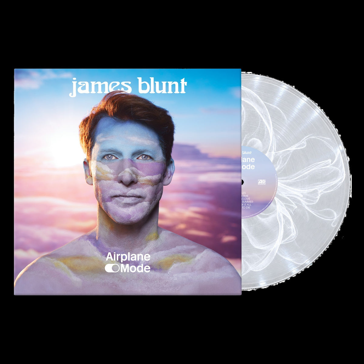 James Blunt Airplane Mode Clear & White Ecorecord **PREORDER**