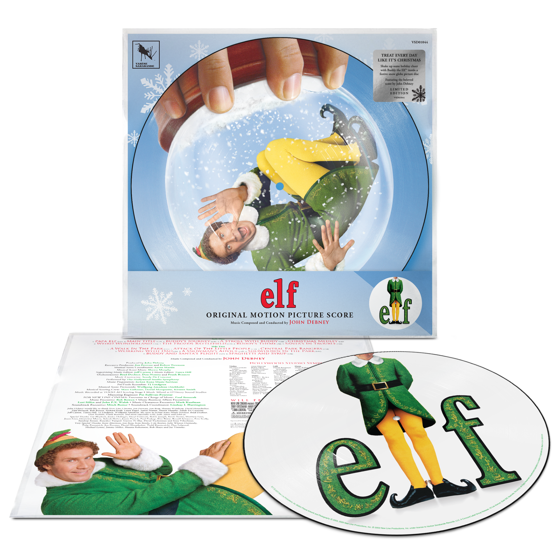 John Debney - Elf - Original Motion Picture Score Picture Disc **PREORDER**