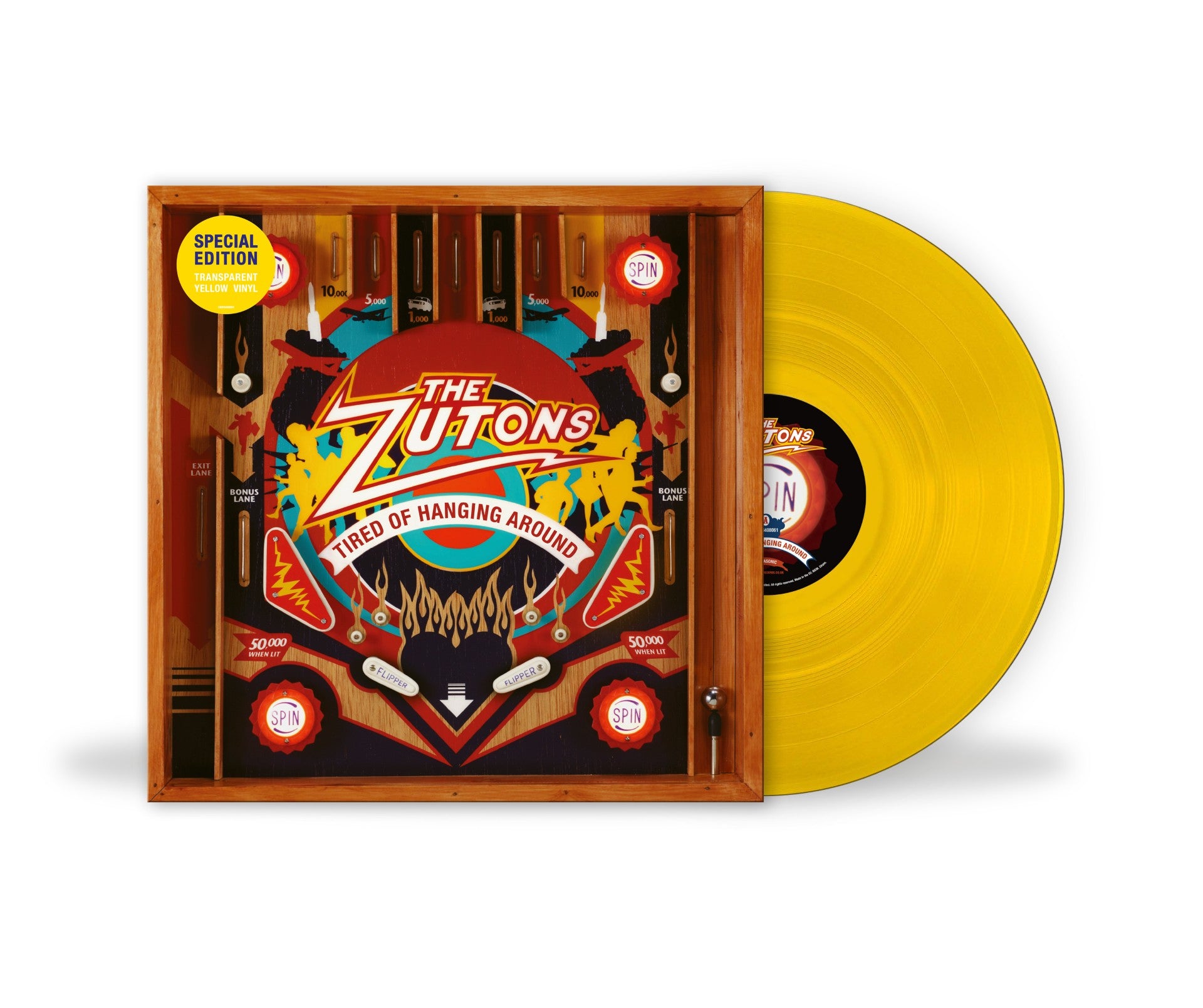 The Zutons Tired of Hanging Around Transparent Yellow LP **PREORDER**